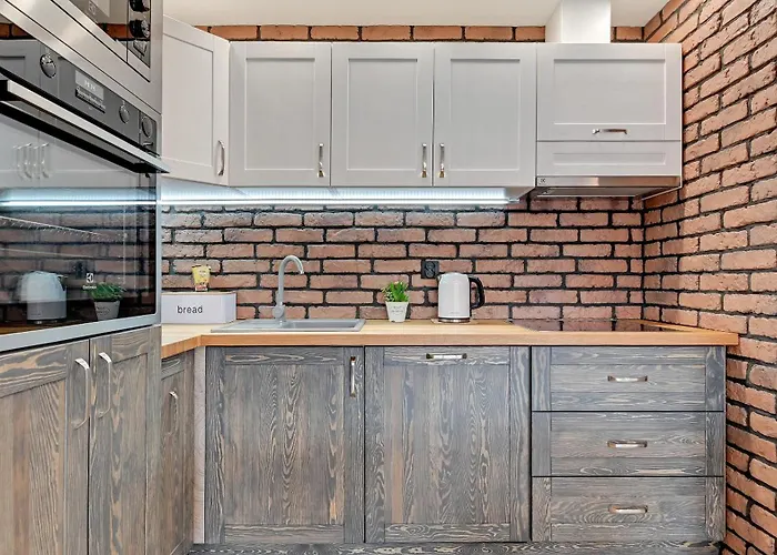 公寓式酒店 Luxury Old Town With & Gym By Renters